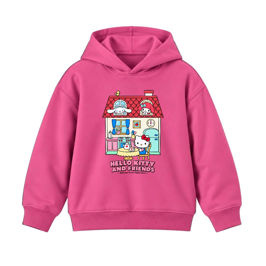 JUNIOR - HELLO KITTY AND FRIENDS HOODIE DP015