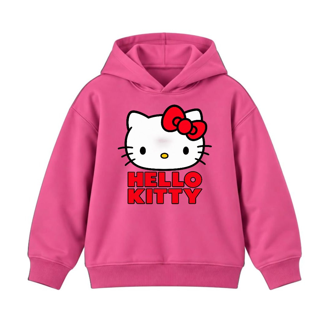 JUNIOR - HELLO KITTY FACE HOODIE DP004