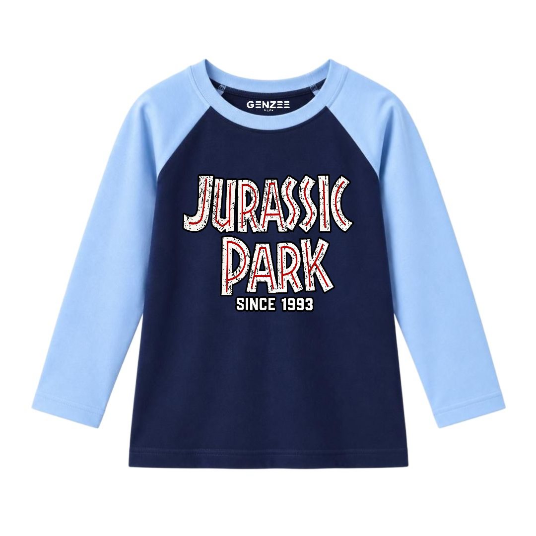 JUNIOR - JURASSIK PARK FULL SLEEVES RAGLAN DP013