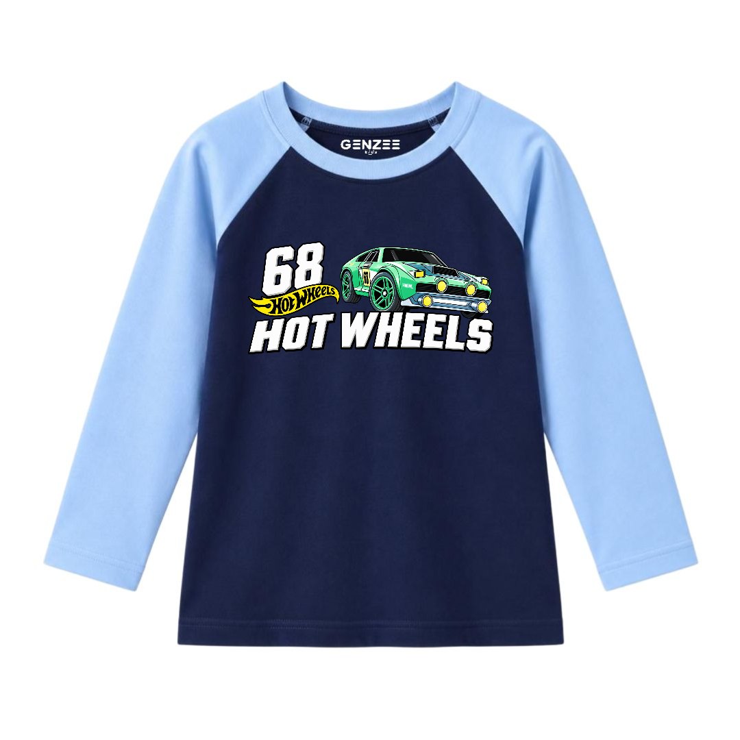 JUNIOR - 68 HOT WHEELS FULL SLEEVES RAGLAN DP020